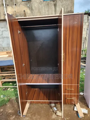 Standard 4by6ft Wooden Three Door Wardrobe