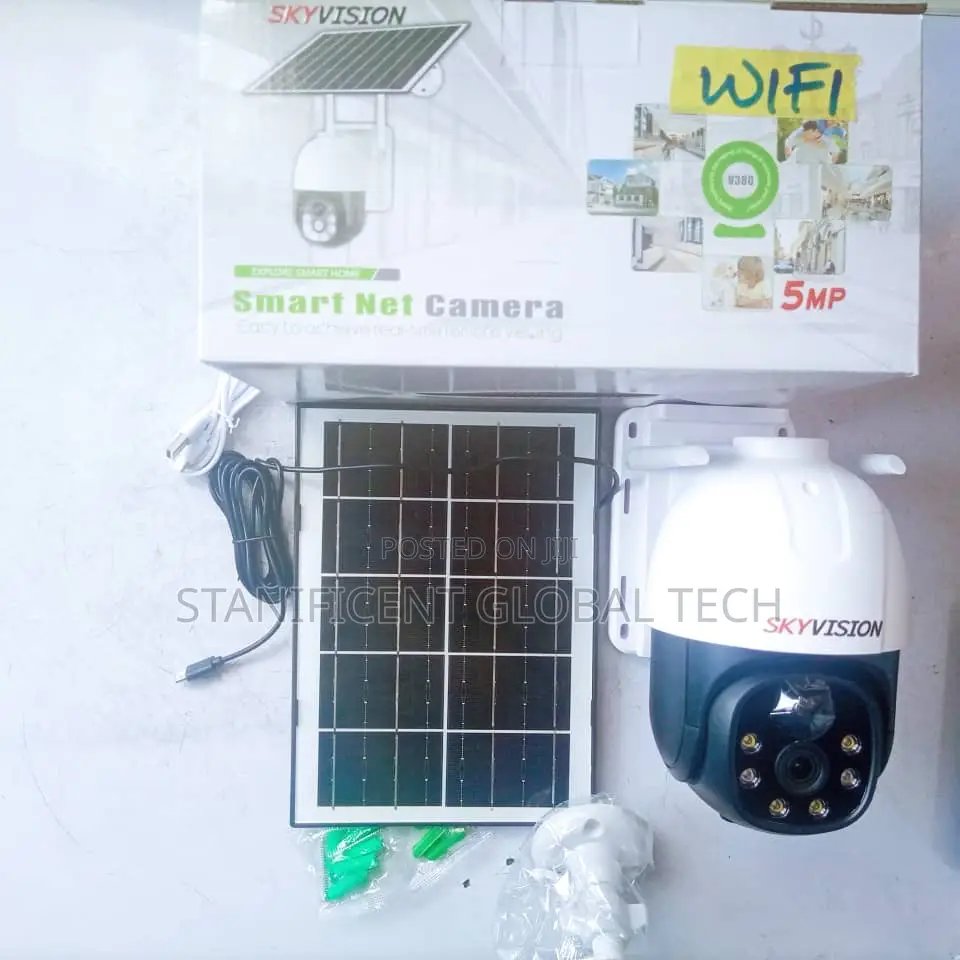 Skyvision 5mp Wifi Single Lens Solar Ptz Outdoor Camera V380