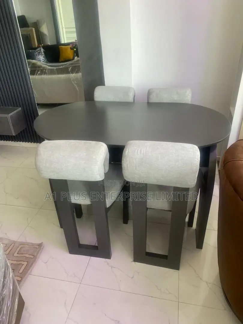 Grey Color 4 Seater Dinning
