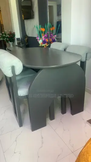 Grey Color 4 Seater Dinning