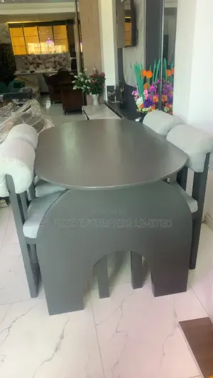 Grey Color 4 Seater Dinning