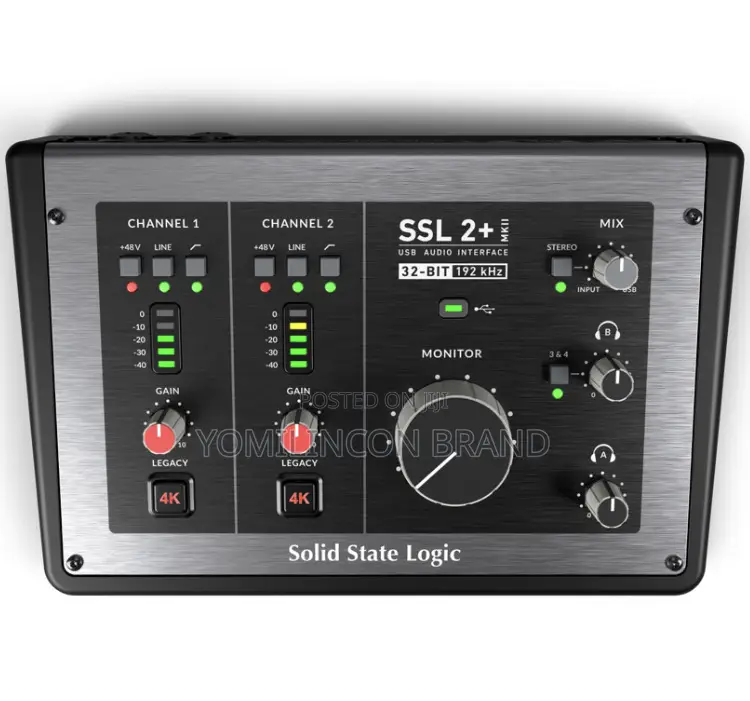Solid State Logic SSL 2+ Mkii 2-in/4-Out Usb Audio Interface