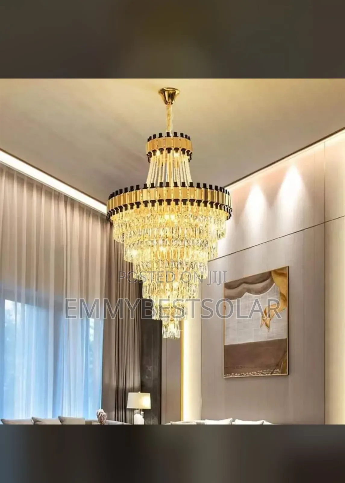 600m Crystal Chandelier Light