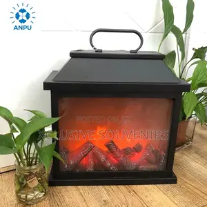 Led Fireplace Decorative Lantern Usb Operated