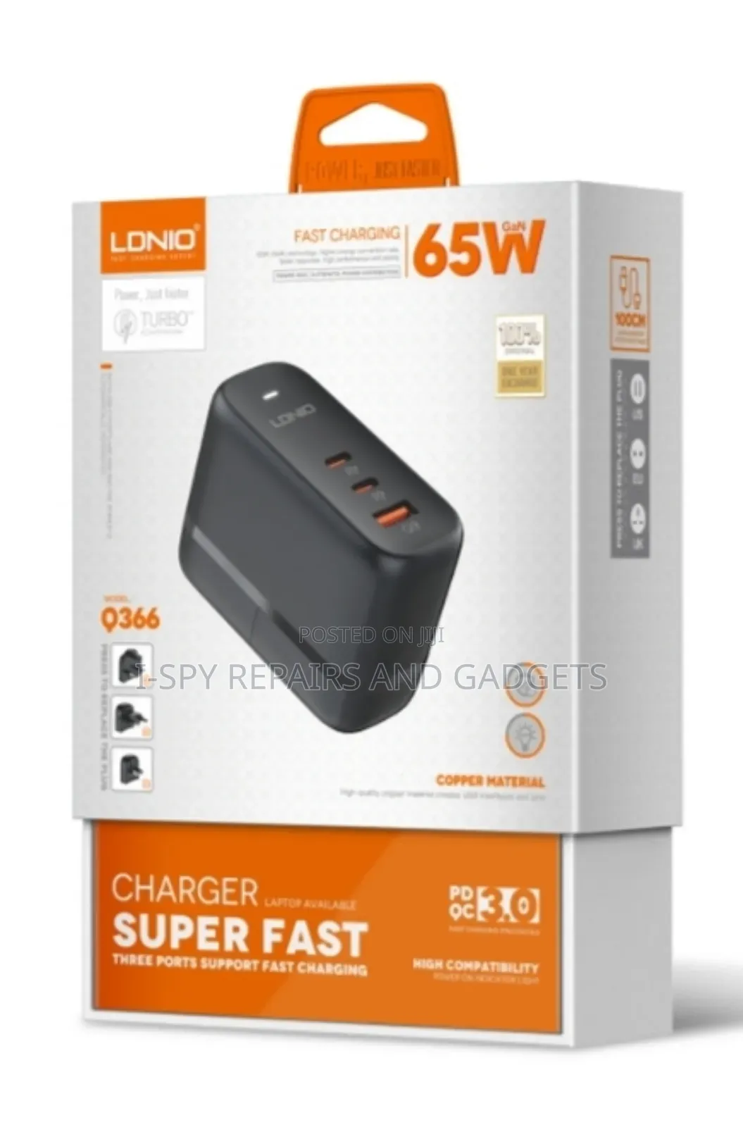Ldnio Q366 Super Fast Charger 65w