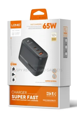 Ldnio Q366 Super Fast Charger 65w