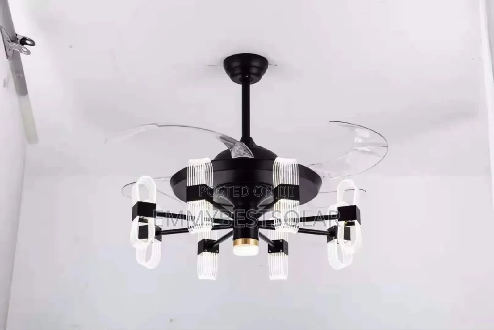 8 Hand 3 Colors+Mp3 Chandelier Fan
