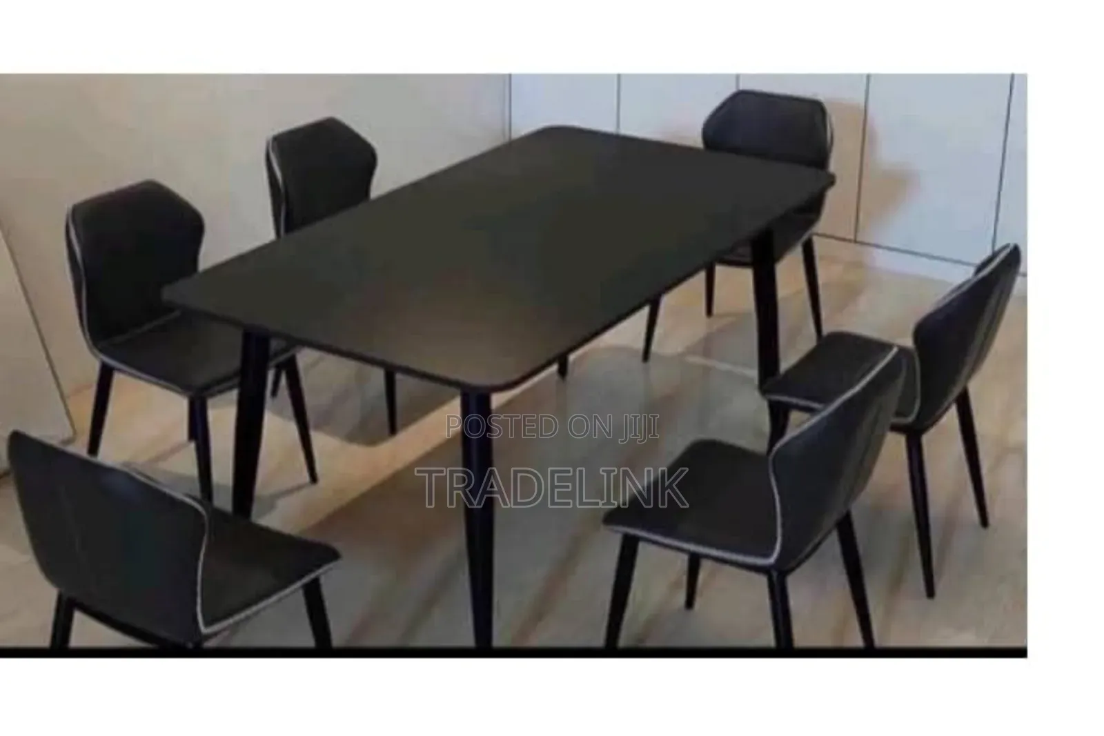 Black Dining Table and Chairs