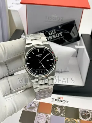 Luxury Poised Polished Steel Battery Tissot Wrist Watch