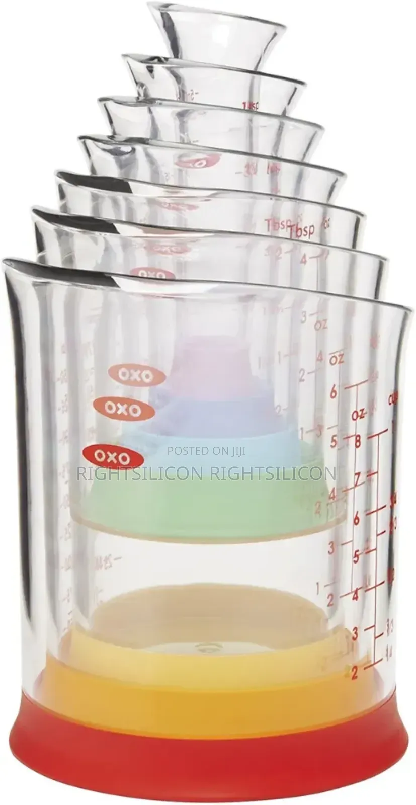 Usa Oxo Good Grips 7-Piece Nesting Measuring Beaker Set