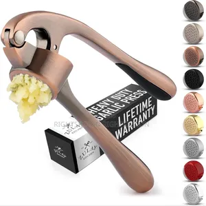 Usa Zulay Kitchen Premium Garlic Press Set - Rust Proof