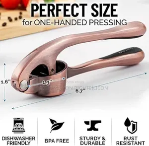Usa Zulay Kitchen Premium Garlic Press Set - Rust Proof