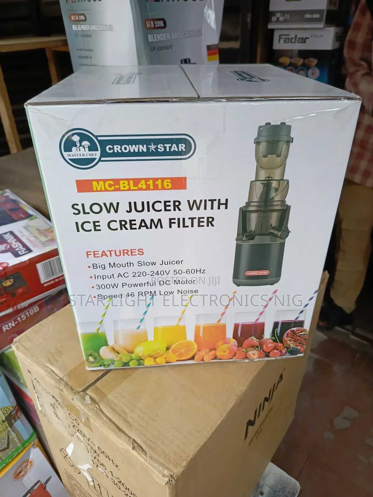 Slow Juicer With Ice Cream Filter