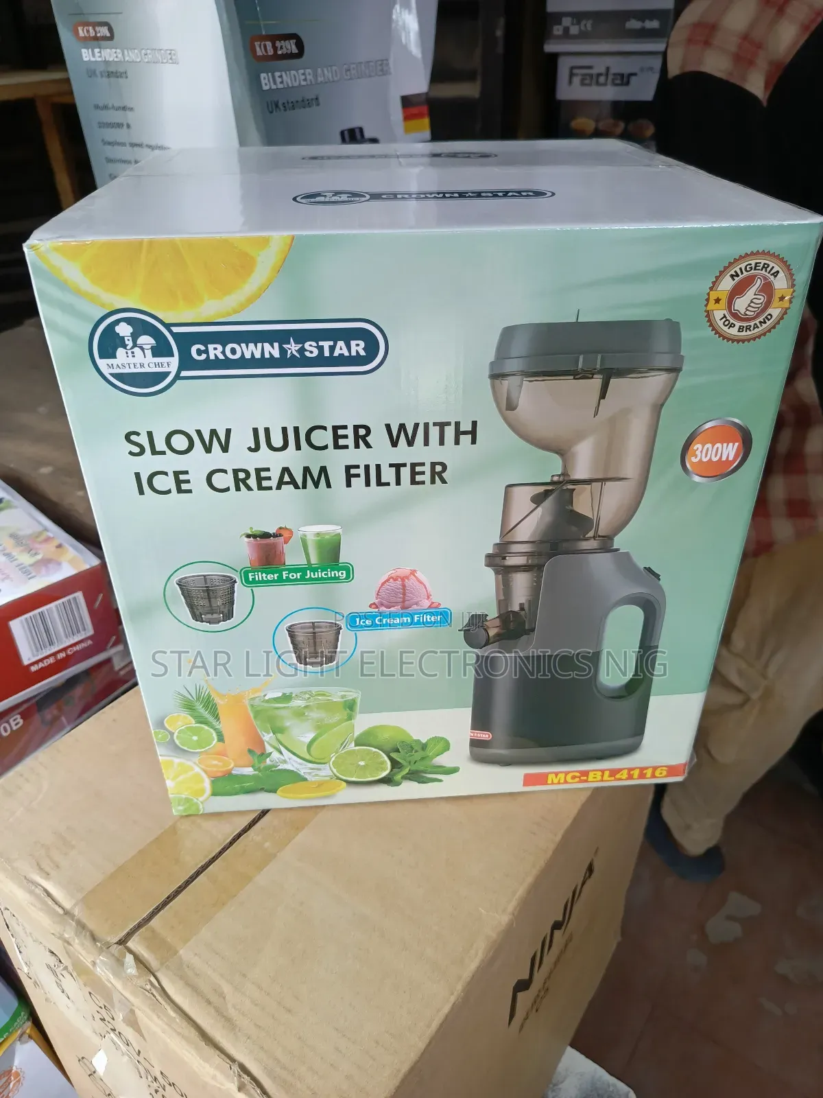 Slow Juicer With Ice Cream Filter