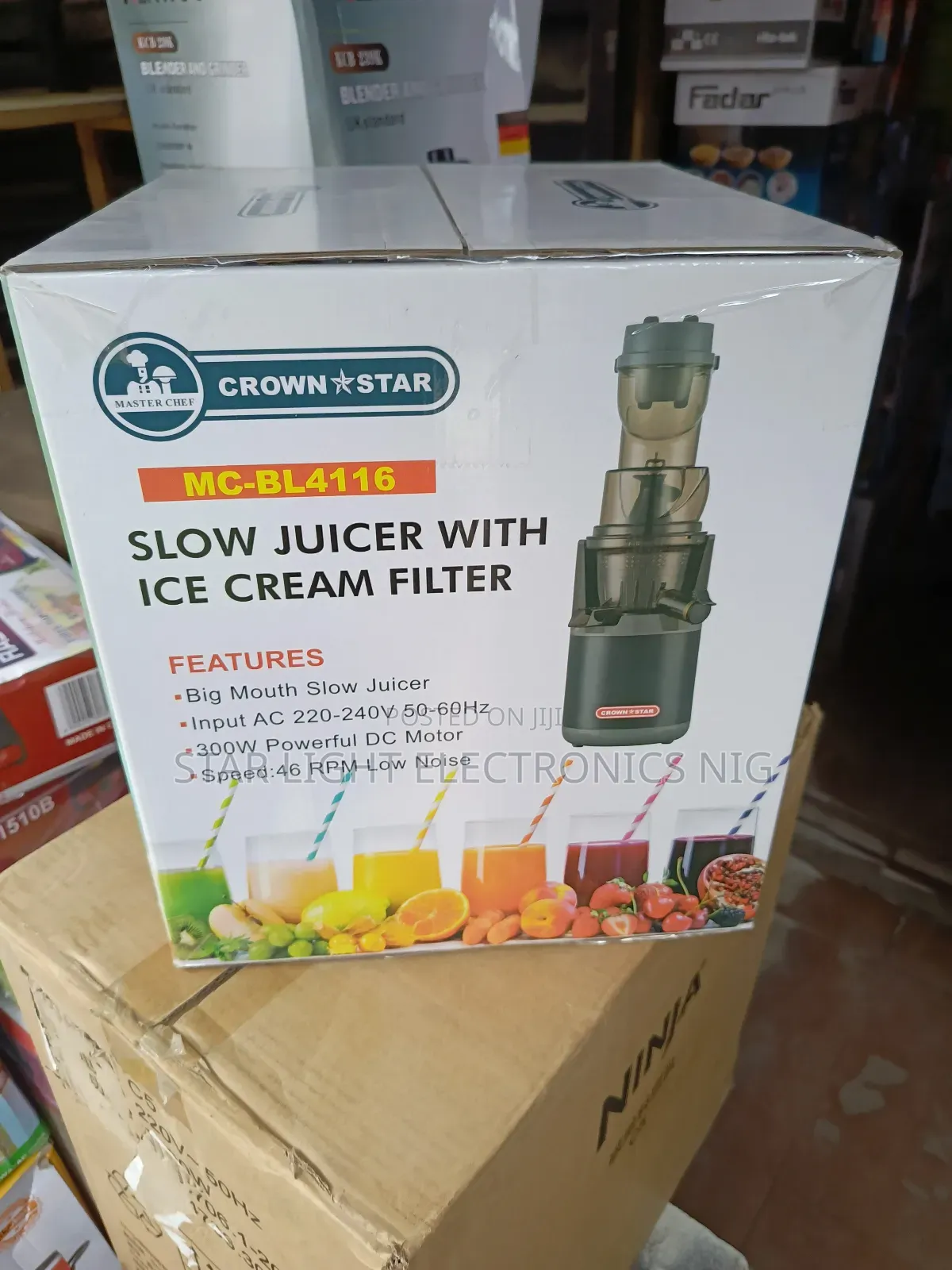 Slow Juicer With Ice Cream Filter