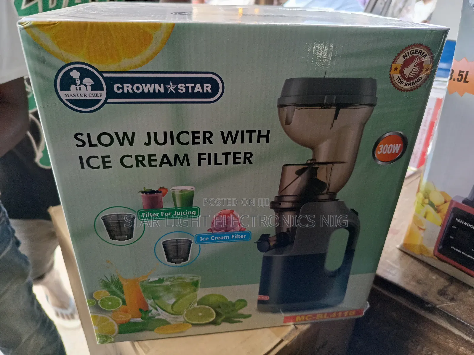 Slow Juicer With Ice Cream Filter
