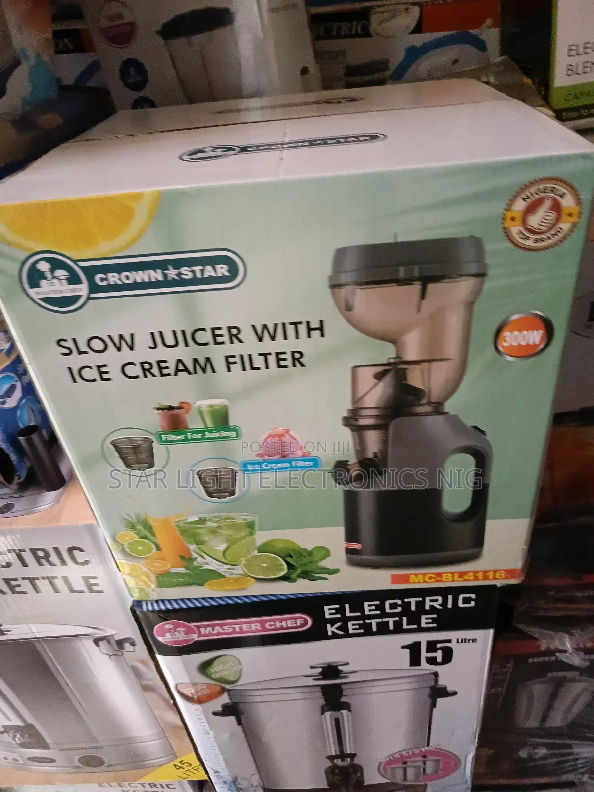 Slow Juicer With Ice Cream Filter