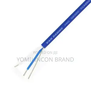 Van Damme Pro Grade Classic Xke 1 Pair Install Cable, Black