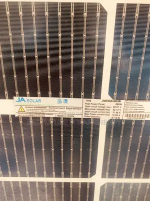 550watts Ja Solar Panel Bificail 144c