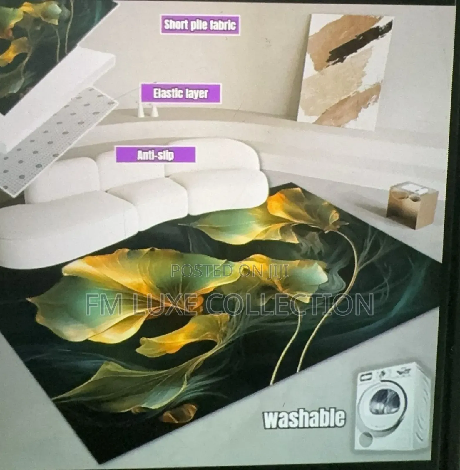 3d Center Rug 160cm X 230cm