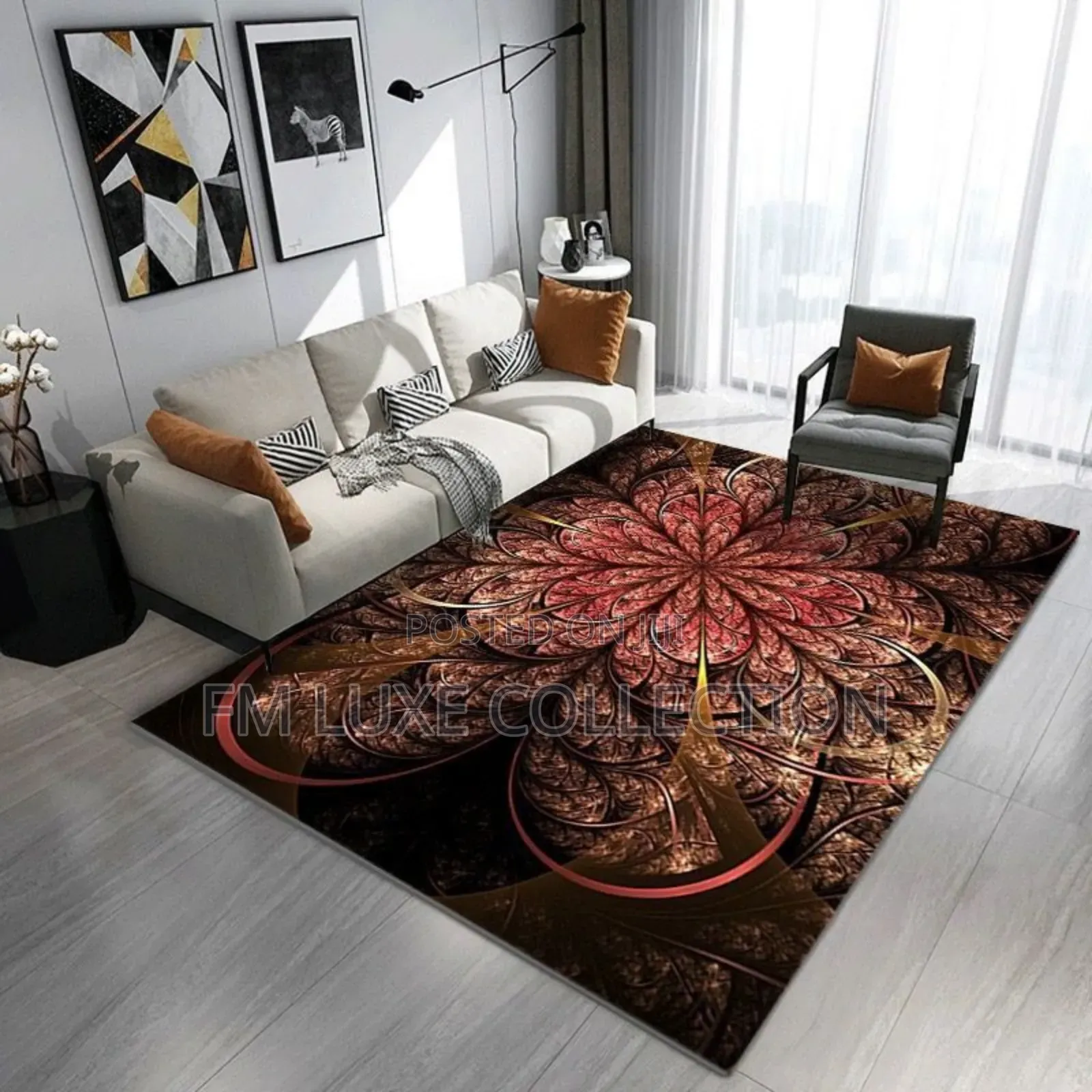3d Center Rug 160cm X 230cm