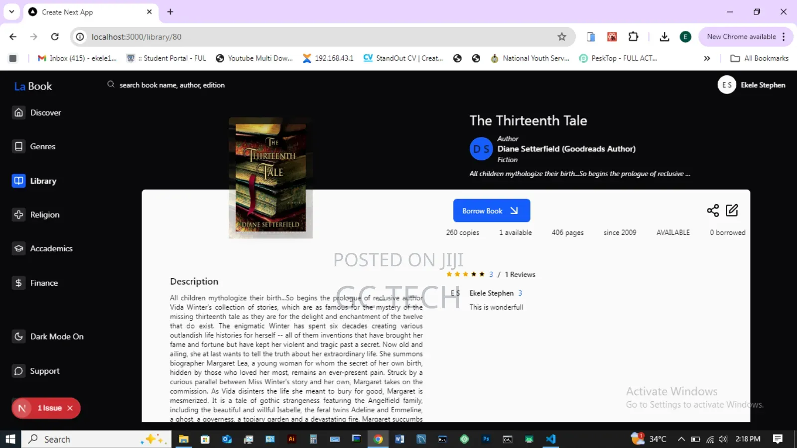 University E-Library System