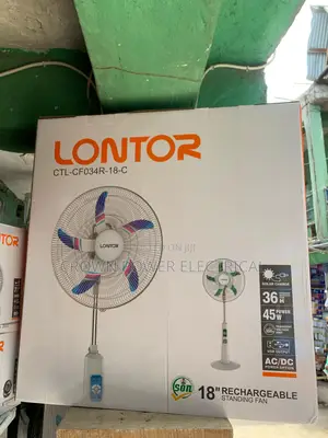 Photo - Lontor 18inch Rechargeable Fan Ac Dc