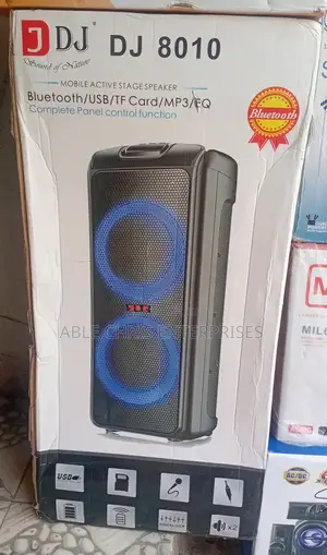JDJ Dj 8010 Mobile Active Stage Speaker.