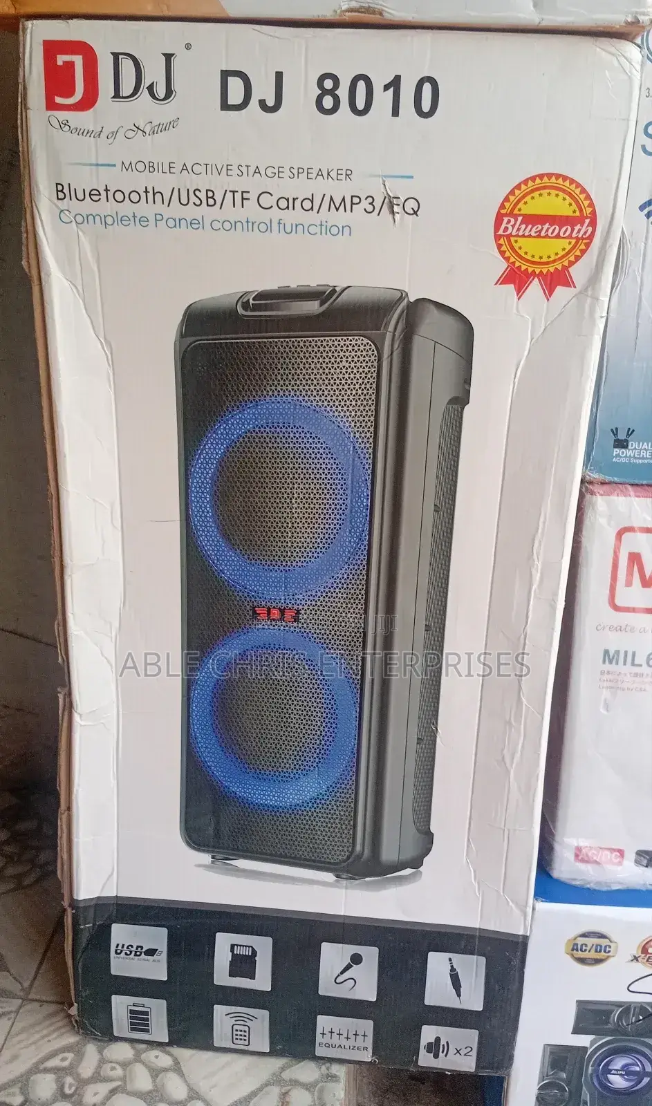 JDJ Dj 8010 Mobile Active Stage Speaker.