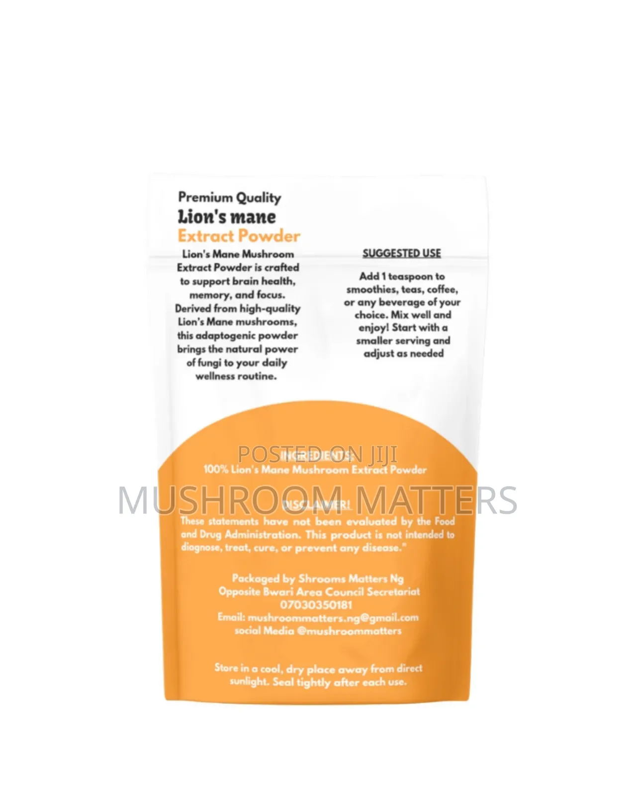 Lions Mane Extract Powder