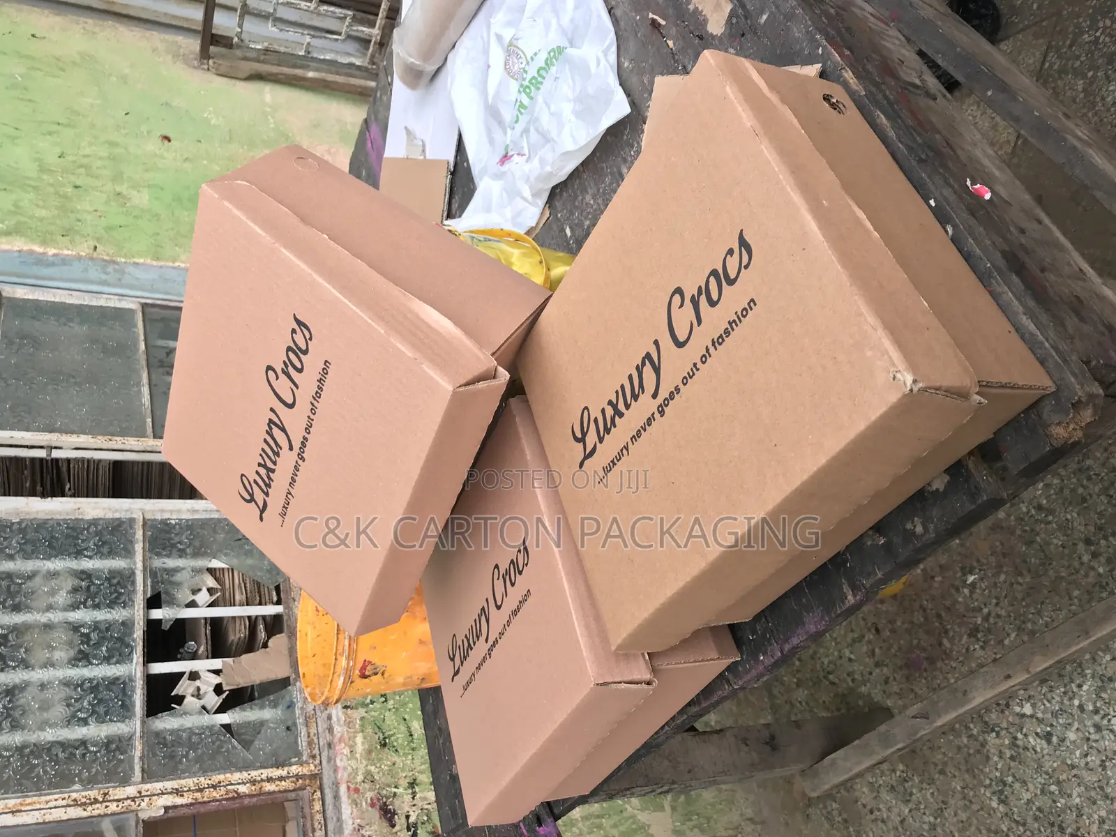 Shoe Box One Colour Printed