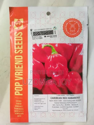 Caribbean Red Habanero (Hot Pepper)