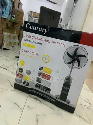 18' Blades, Mist Feature Battery Backup - Century Fan