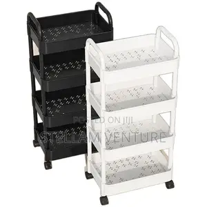 5 Layers Storage Trolley With Wheels