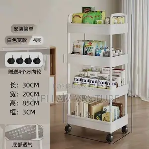 5 Layers Storage Trolley With Wheels