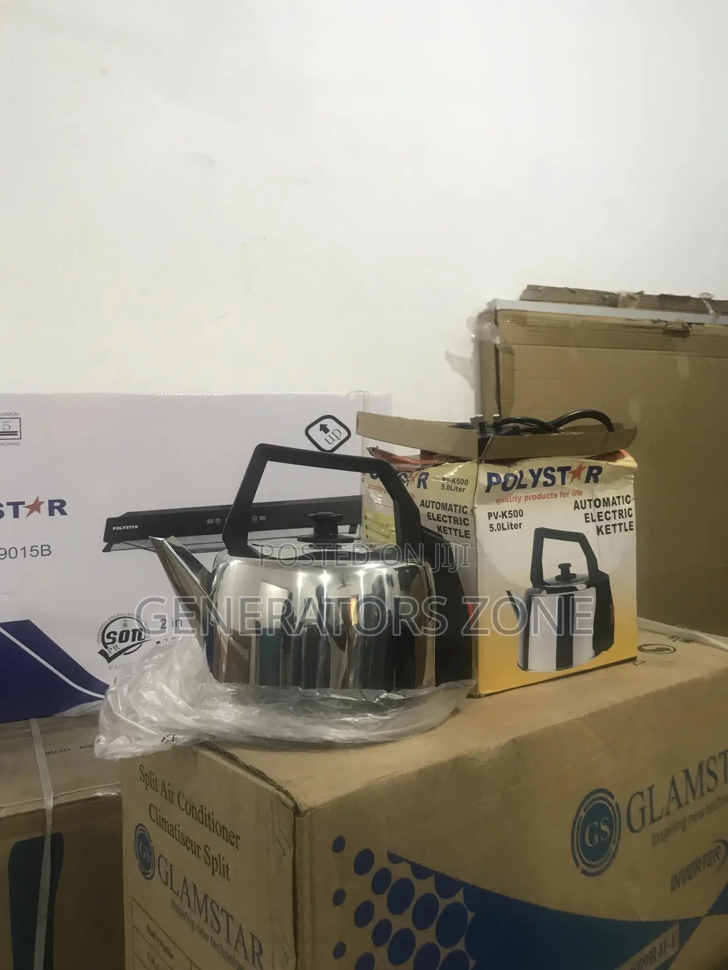 Polystar Glass Display Electric Kettle
