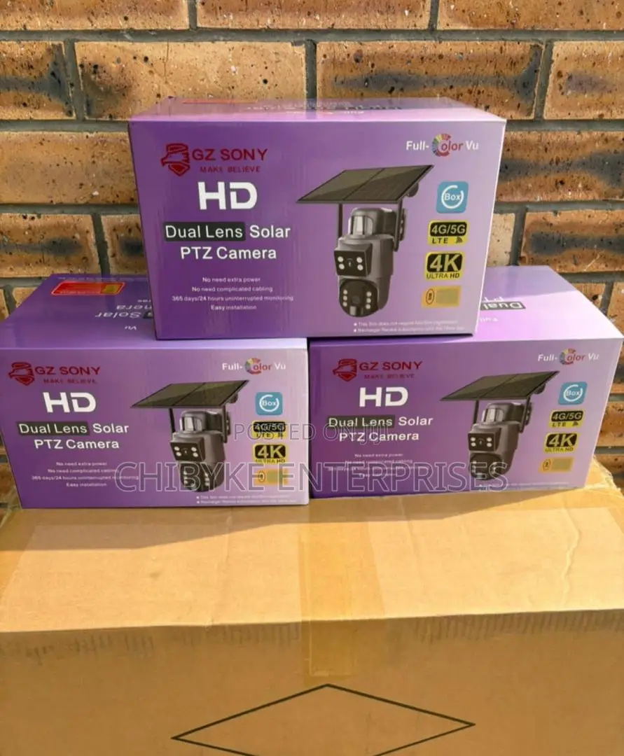 4g 8mp Double Lens Solar PTZ Camera With Free Sim Card