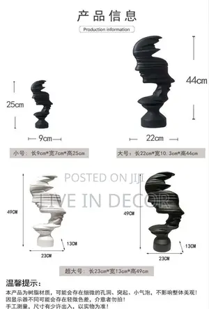 Double Face Statue