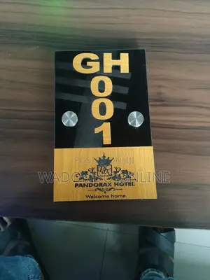 Hotel Room Number Customized Door Plate Plaque