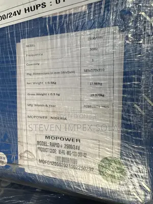 Mopower Solar Inverter 2.5kva 24v