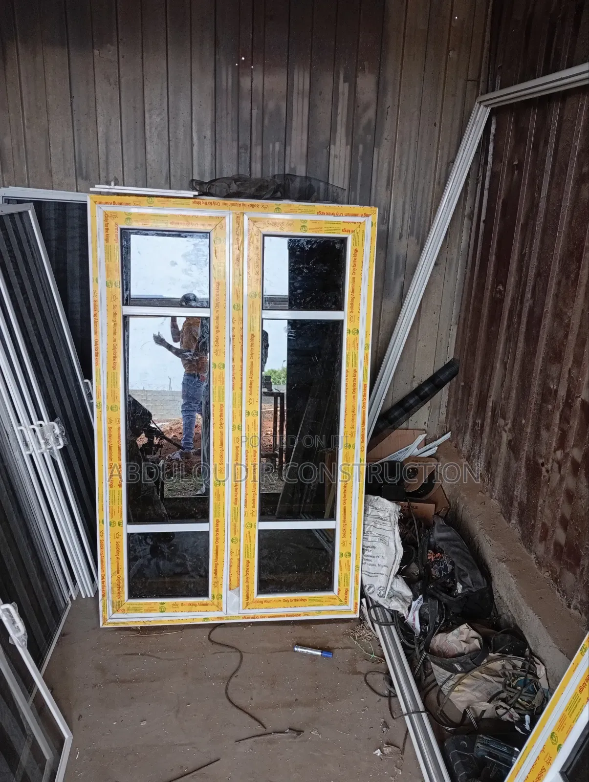 Casement Window With Stainless Burglary