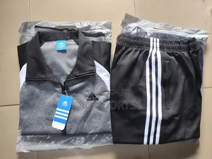 Grey Adidas Wool Tracksuit