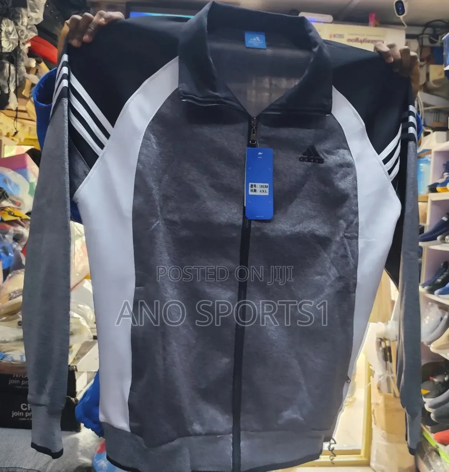 Grey Adidas Wool Tracksuit