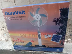Solar Nd Rechargeable Fan 16inches