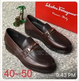 Original Luxury Designer Shoe Ferragamo Well Branded Package