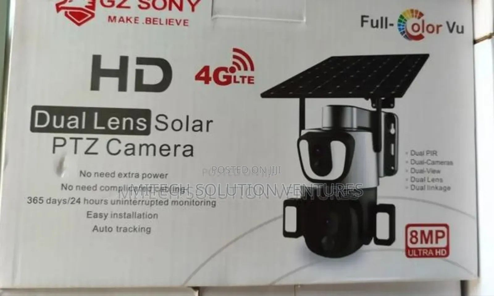 4g Hd Dual Lens Solar PTZ Camera