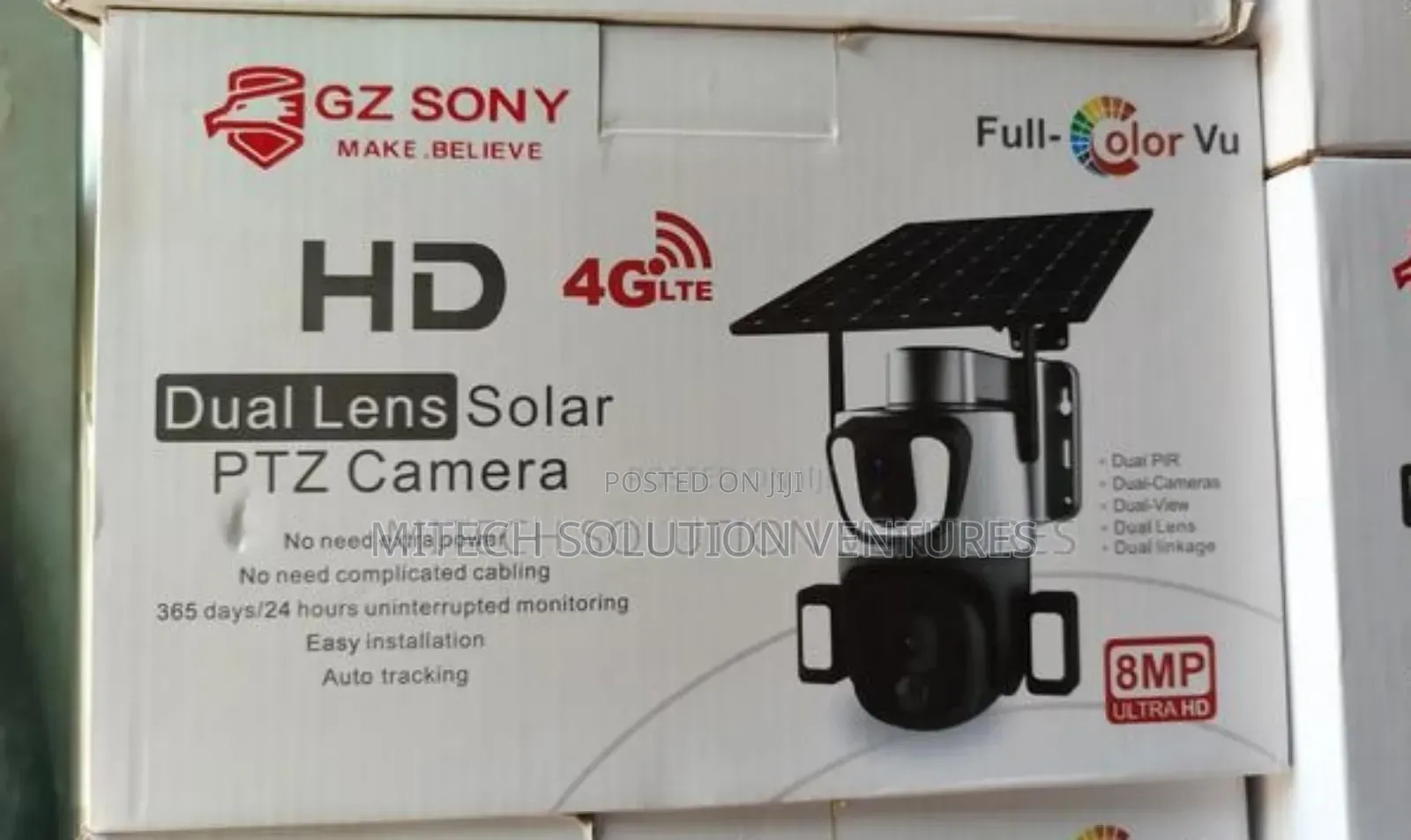 4g Hd Dual Lens Solar PTZ Camera