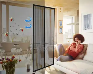 Dikerr Magnetic Fly Screen Door, Insect Protection Curtain 80x200cm