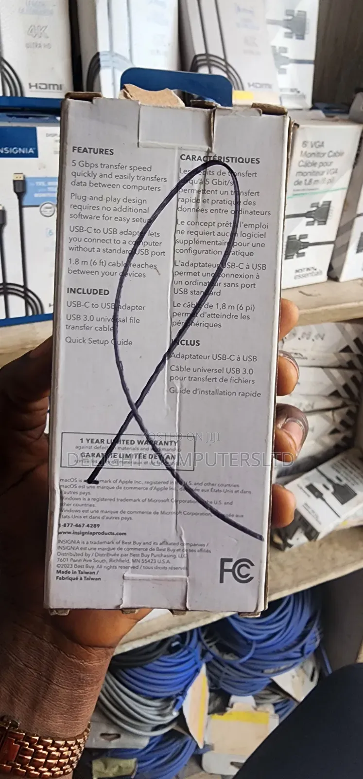 Usb to Type C Transfer Cable