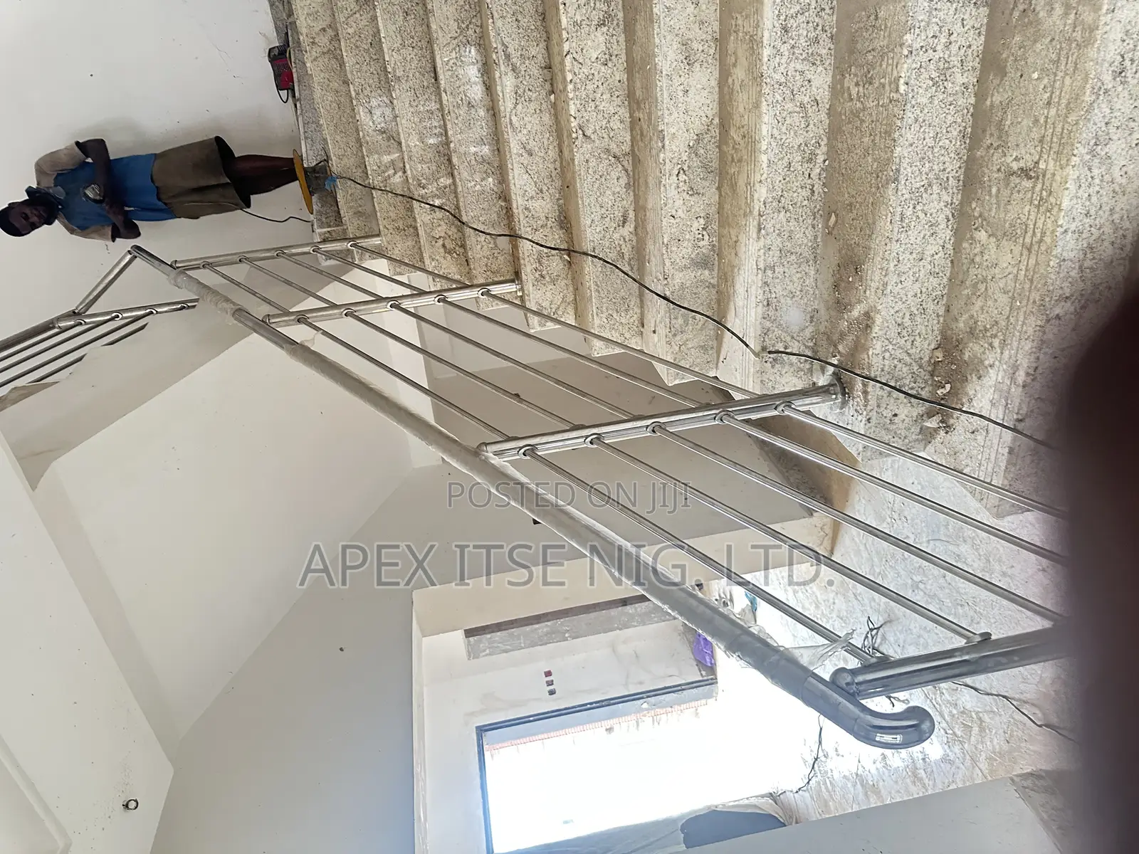 Staircase Silver Rails